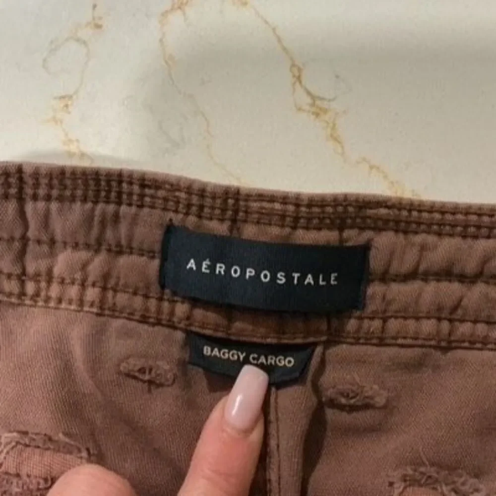NEW Aeropostale Mens Baggy Cargo Pants Sz L Spice Y2K Style